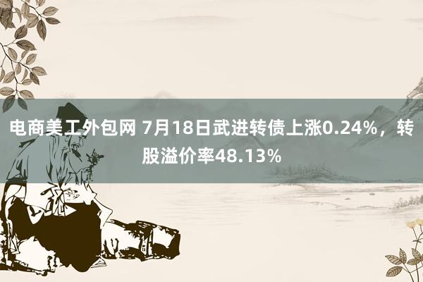 电商美工外包网 7月18日武进转债上涨0.24%，转股溢价率48.13%